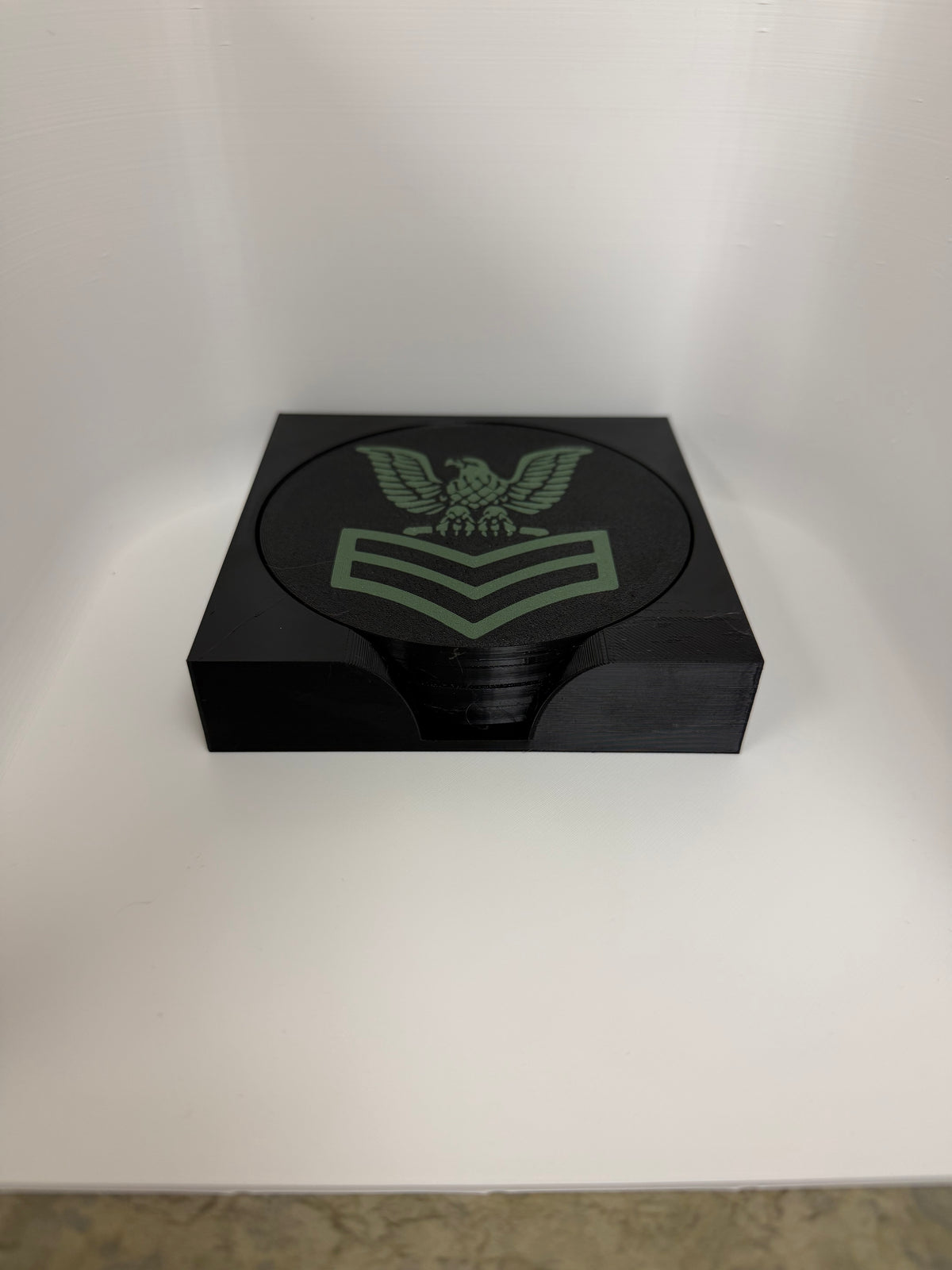 Custom Coasters & Holder Set