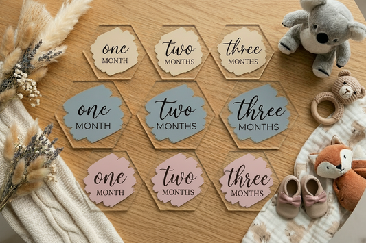 Baby Milestone Acrylic Disc