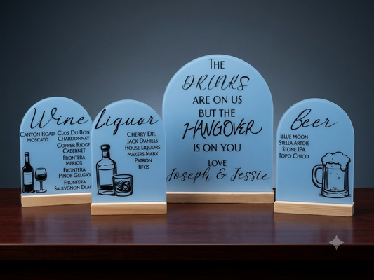 Custom Bar Decor
