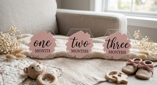 Baby Milestone Acrylic Disc